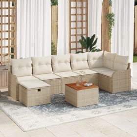 Comprar Set de Sofá de Jardín de 8 Piezas con