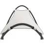 Tumbona mecedora con ruedas acero y tejido textilene crema de vidaXL, Tumbonas - Ref: Foro24-317605, Precio: 91,13 €, Descuen...