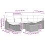 Conjunto de Sofás de Jardín de 7 Piezas con Cojines Beige von , Outdoor-Sofas - Ref: Foro24-3359568, Preis: 465,80 €, Rabatt: %