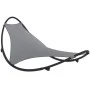Rocking lounger with steel wheels and gray textilene fabric by vidaXL, Loungers - Ref: Foro24-317604, Price: 110,30 €, Discou...