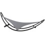 Tumbona mecedora con ruedas acero y tejido textilene gris de vidaXL, Tumbonas - Ref: Foro24-317604, Precio: 82,45 €, Descuent...