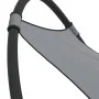 Rocking lounger with steel wheels and gray textilene fabric by vidaXL, Loungers - Ref: Foro24-317604, Price: 110,30 €, Discou...