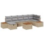 Conjunto de Sofás de Jardín de 8 Piezas con Cojines Beige de Ratán | Foro24.es | Tu tienda online para hogar, jardín y más Foro24.es