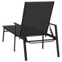 Tumbona de acero y tela textilene negro de vidaXL, Tumbonas - Ref: Foro24-317595, Precio: 149,60 €, Descuento: %