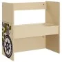 Kinder-Tisch und Stühle 3-teilig, Geländewagen-Design aus MDF. von vidaXL, Möbelsets für Babys und Kleinkinder - Ref: Foro24-...
