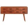 Solid mango wood sideboard 110x30x59 cm by vidaXL, Sideboards - Ref: Foro24-338430, Price: 170,08 €, Discount: %