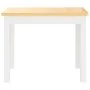 Mesa y silla infantil 3 pzas MDF blanco y beige by vidaXL, Baby and Toddler Furniture Sets - Ref: Foro24-10410, Price: 88,00 ...