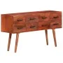 Solid mango wood sideboard 110x30x59 cm by vidaXL, Sideboards - Ref: Foro24-338430, Price: 170,08 €, Discount: %