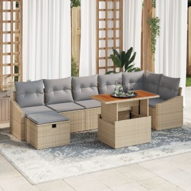 Comprar Juego de Sofá de Jardín de 8 Piezas con