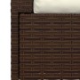 Sofá de 2 plazas con cojines ratán sintético marrón von vidaXL, Gartensets - Ref: Foro24-317498, Preis: 191,02 €, Rabatt: %
