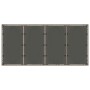 Conjunto de Comedor de Jardín de 7 Piezas  Gris Poliratán, Sillas de Jardín apilables  con cojines 2 pcs Gris Poliratán | Foro24.es | Tu tienda online para hogar, jardín y más Foro24.es