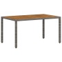 Conjunto de Comedor de 5 Piezas  Gris Poliratán, Sillas de Jardín apilables  con Cojines 2 pcs Gris Poliratán | Foro24.es | Tu tienda online para hogar, jardín y más Foro24.es
