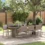 Set de Comedor de Jardín de 9 Piezas en Poliratán Gris by , Garden chairs - Ref: Foro24-3365421, Price: 697,53 €, Discount: %