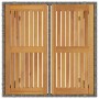 Juego de Comedor de Jardín de 3 Piezas  Gris Poliratán Acacia, Sillas de Jardín Apilables  con Cojines 2 pcs Gris Poliratán | Foro24.es | Tu tienda online para hogar, jardín y más Foro24.es