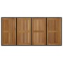Comedor de Jardín  7 Piezas de Poli Ratan Negro Acacia, Sillas de Jardín  con Cojines 2 pcs Poli Ratan Negro | Foro24.es | Tu tienda online para hogar, jardín y más Foro24.es