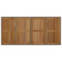 Juego de Comedor de Jardín  de 9 Piezas Gris Polirratán Acacia, Sillas de Jardín Apilables  con Cojines 2 pcs Gris Polirratán | Foro24.es | Tu tienda online para hogar, jardín y más Foro24.es