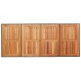Conjunto de Comedor de Jardín  de 7 Piezas Negro Poliratán Acacia, Sillas de Jardín Apilables  con Cojines 2 pcs Negro Poliratán | Foro24.es | Tu tienda online para hogar, jardín y más Foro24.es