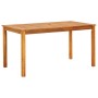 Juego de Comedor de Jardín de 5 piezas Gris Poliratán Acacia, Sillas de Jardín Apilables  con Cojines 2 pcs Gris Poliratán | Foro24.es | Tu tienda online para hogar, jardín y más Foro24.es