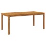 Juego de Comedor de Jardín de 7 Piezas Gris de Polyratán Acacia, Sillas Apilables de Jardín con Cojines 2 pcs Gris de Polyrat...