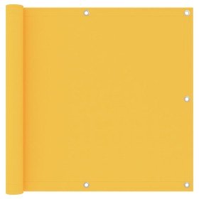 Toldo para balcón tela oxford amarillo 90x600 cm