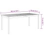 Juego de Comedor de Jardín de 7 Piezas Gris de Polyratán Acacia, Sillas Apilables de Jardín con Cojines 2 pcs Gris de Polyrat...