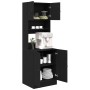 Gabinete de Cocina Roble Negro 60x50x180 cm Madera Elaborada by , Kitchen cabinets - Ref: Foro24-3365557, Price: 173,68 €, Di...