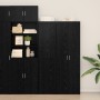Alto de roble negro 45x42.5x185 cm Madera elaborada | Foro24.es | Tu tienda online para hogar, jardín y más Foro24.es