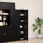 Alto Rojo Negro 70x42.5x185 cm Madera elaborada de , Aparadores - Ref: Foro24-3365590, Precio: 179,31 €, Descuento: %