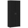 Buffet Alto Roble Negro 40x42.5x185 cm Madera Sólida | Foro24.es | Tu tienda online para hogar, jardín y más Foro24.es