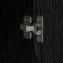 Buffet Alto Roble Negro 40x42.5x185 cm Madera Sólida | Foro24.es | Tu tienda online para hogar, jardín y más Foro24.es