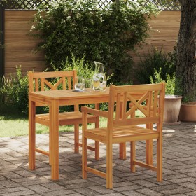 Sillas de Jardín 2 pcs 56x56x90 cm Madera Maciza de Acacia by , Garden tables - Ref: Foro24-3375649, Price: 296,78 €, Discoun...