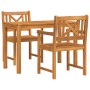 Sillas de Jardín 2 pcs 56x56x90 cm Madera Maciza de Acacia by , Garden tables - Ref: Foro24-3375649, Price: 296,78 €, Discoun...