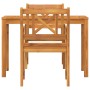 Sillas de Jardín 2 pcs 56x56x90 cm Madera Maciza de Acacia by , Garden tables - Ref: Foro24-3375649, Price: 296,78 €, Discoun...