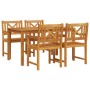Juego de Comedor de Jardín de 5 Piezas Madera Maciza de Acacia | Foro24.es | Tu tienda online para hogar, jardín y más Foro24.es
