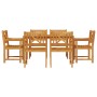 Juego de Comedor de Jardín de 7 Piezas en Madera Maciza de Acacia | Foro24.es | Tu tienda online para hogar, jardín y más Foro24.es