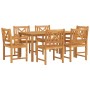 Conjunto de Comedor de Jardín de 7 Piezas de Madera Maciza de Acacia von , Gartentische - Ref: Foro24-3375653, Preis: 649,92 ...