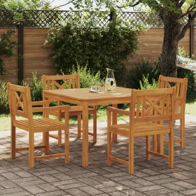 Conjunto de Comedor de Jardín de 5 Piezas de