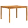 Conjunto de Comedor de Jardín de 5 Piezas de Madera Maciza de Acacia, Sillas de Jardín 2 pcs de Madera Maciza de Acacia von ,...