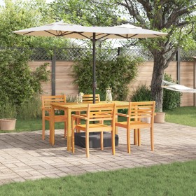 Conjunto de Comedor de Jardín de 7 Piezas de Madera Maciza de Acacia von , Gartentische - Ref: Foro24-3375664, Preis: 522,08 ...