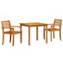 Conjunto de Comedor de Jardín de 3 Piezas de Madera Sólida de Acacia by , Garden tables - Ref: Foro24-3375671, Price: 254,39 ...
