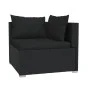 2-seater sofa with black synthetic rattan cushions by vidaXL, Garden sets - Ref: Foro24-317520, Price: 187,70 €, Discount: %