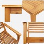Conjunto de Comedor de Jardín de 3 Piezas de Madera Sólida de Acacia by , Garden tables - Ref: Foro24-3375671, Price: 254,39 ...