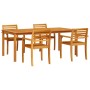 Juego de Comedor de Jardín de 7 Piezas de Madera de Acacia von , Gartentische - Ref: Foro24-3375673, Preis: 570,19 €, Rabatt: %
