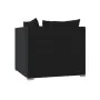 2-seater sofa with black synthetic rattan cushions by vidaXL, Garden sets - Ref: Foro24-317520, Price: 187,70 €, Discount: %