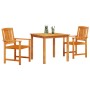 Juego de Comedor de Jardín de 3 Piezas de Madera Sólida de Acacia by , Garden tables - Ref: Foro24-3375684, Price: 263,55 €, ...
