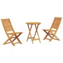 Conjunto de Bistro Plegable de 3 Piezas en Acacia Maciza by , Garden tables - Ref: Foro24-3375688, Price: 164,57 €, Discount: %