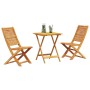 Conjunto de Bistro Plegable de 3 Piezas de Madera de Acacia Sólida by , Garden tables - Ref: Foro24-3375690, Price: 180,16 €,...