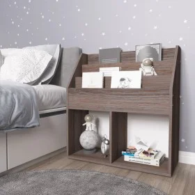 Revistero de niños madera ingeniería gris y Sonoma 71x30x78,5cm de vidaXL, Revisteros - Ref: Foro24-339526, Precio: 55,03 €, ...