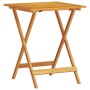 Conjunto de Bistro Plegable de 3 Piezas de Madera de Acacia Sólida by , Garden tables - Ref: Foro24-3375690, Price: 180,16 €,...