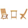 Conjunto de Bistro Plegable de 3 Piezas de Madera de Acacia Sólida by , Garden tables - Ref: Foro24-3375690, Price: 180,16 €,...
